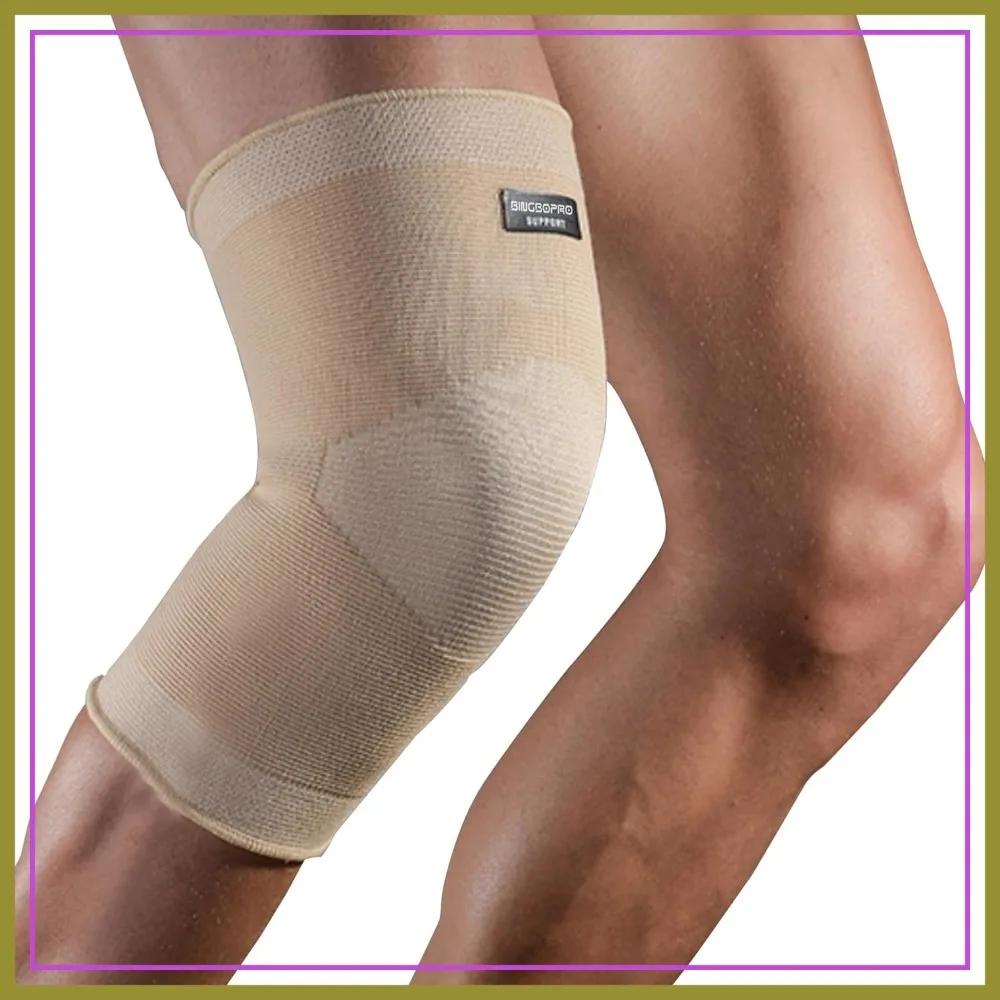

Knee Brace for Pain Relief, Compression Sleeve for Men & Women, Support for Meniscus Tear, Running, Gym, ACL, Arthritis, Joint Pain, Nude M