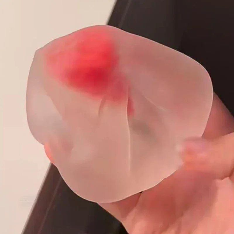 1 Piece Relieve Stress And Vent Anger Props Strawberry Mochi Squeeze Toys Slow Rebound Stress Relief Toy For Friends