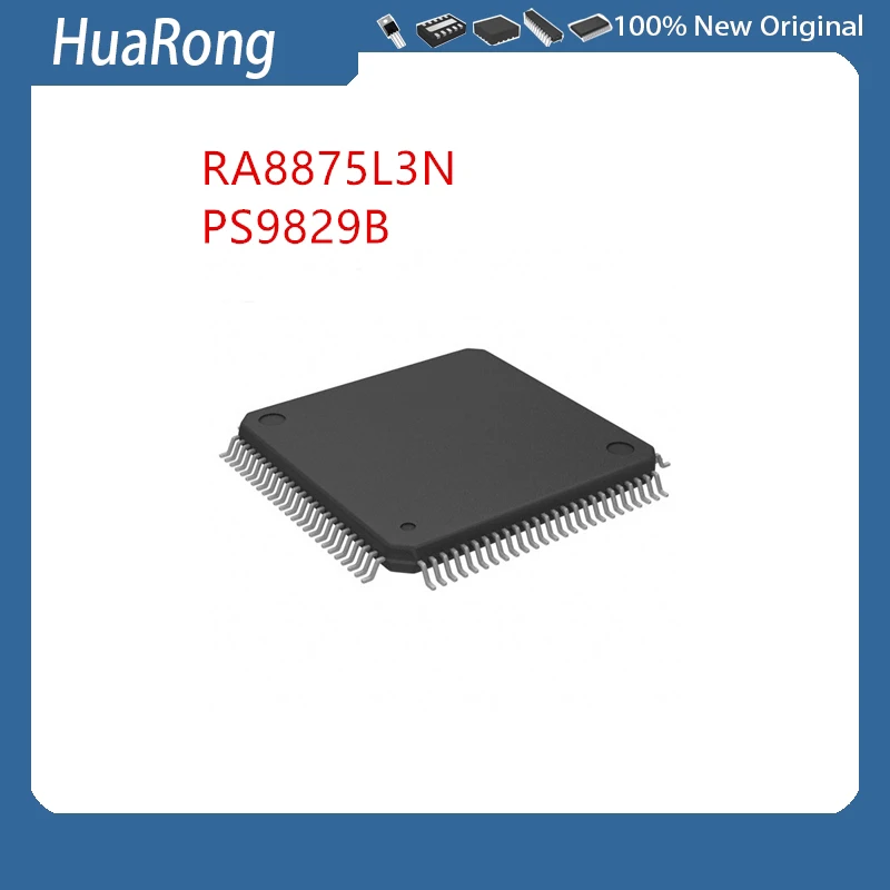 2Pcs/Lot RA8875L3N RA8875L3 RA8875   PS9829B PS9829 TQFP100  