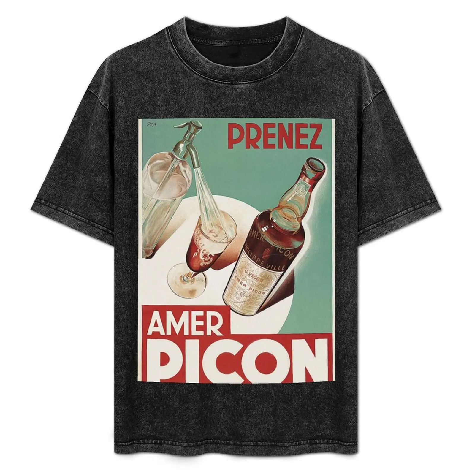prenez amer picon T-Shirt Casual Trendy Short Sleeve T-Shirt