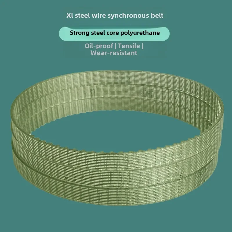 

High-speed timing belt Steel wire polyurethane 118XL120XL124XL126XL130XL acid and alkali resistant transmission belt