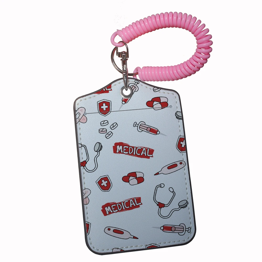 Cute Animals Leather Luggage Tag Business Suitcase Address Label with Name ID Clip for Travel