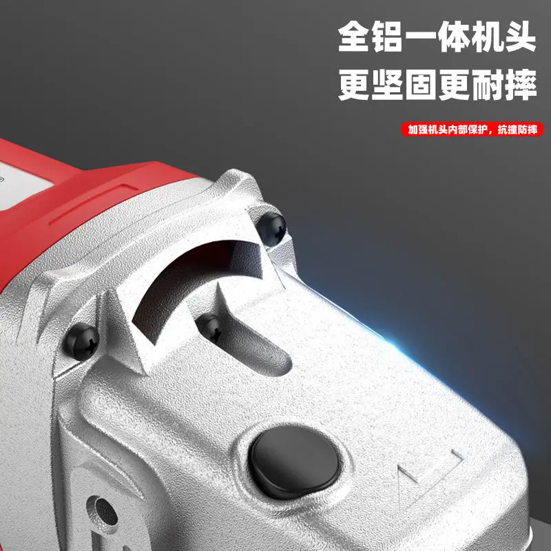 High power stainless steel metal wire drawing machine portable small flat polishing electric rust removal machine grinding tool