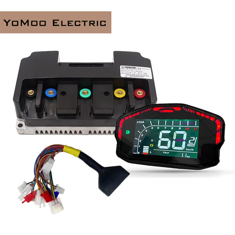 ND72200/ND72260 48V-72V Fardriver 1000W 2000W BLDC Controller With DKD ONE-LIN Display Bluetooth For Electric Scooter Dirt Bike