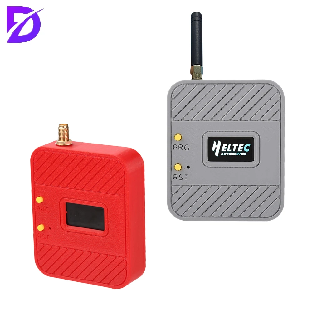 WiFi LoRa 32 V4 Development Board Shell for ESP32 WIFI Bluetooth Expansion Connected External Antenna Grey Red Expansion Case