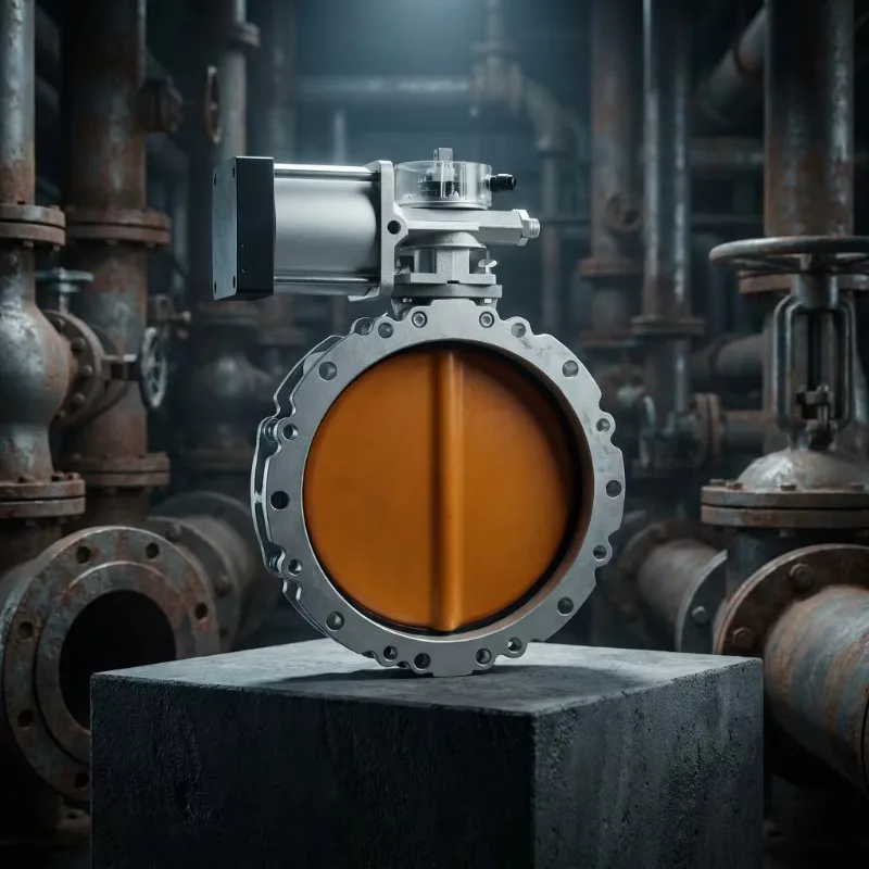 Powder butterfly valve DN250/DN300 for cement mixing plant
