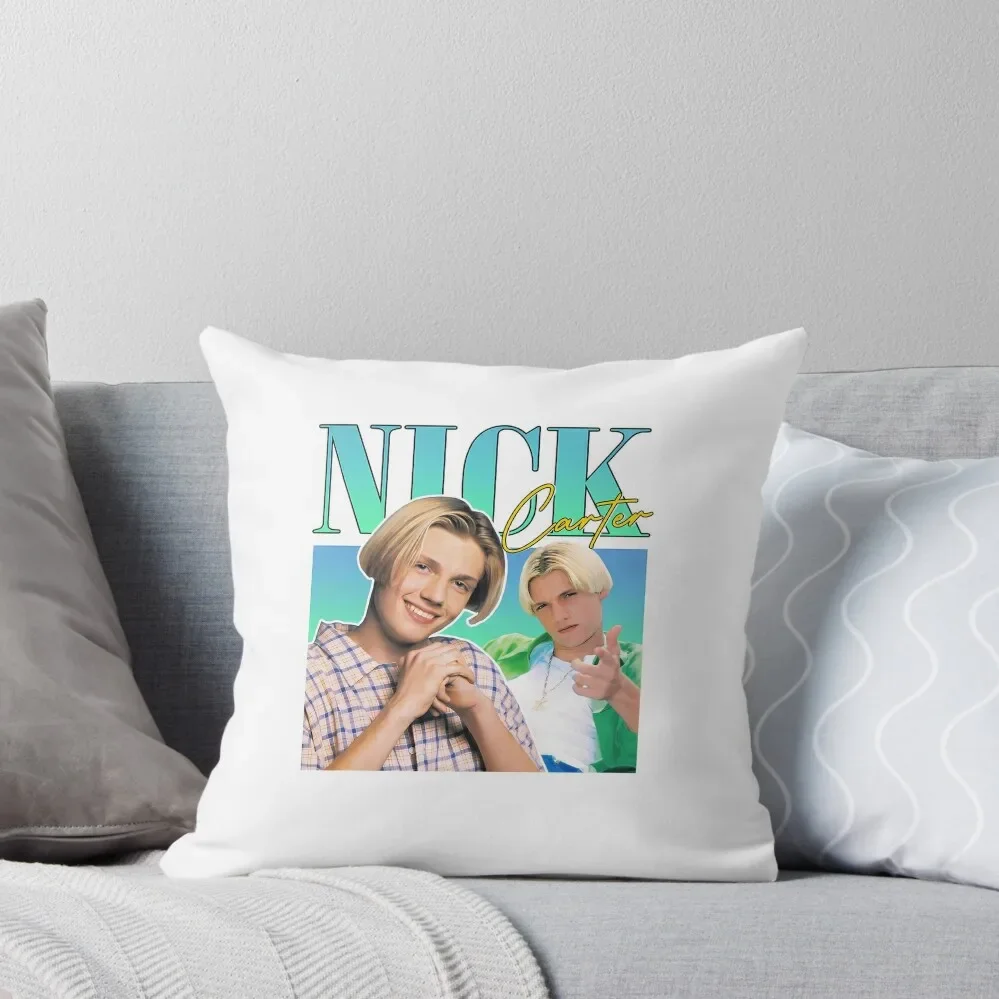 Nick Carter Backstreet Boys 90S Style Throw Pillow Decorative Cover For Living Room Luxury Pillow Cover pillow