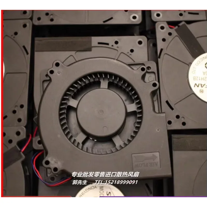 พัดลมระบายความร้อนเซิร์ฟเวอร์ Ltsf สำหรับ SNOWFAN YY12032H12B DC 12V 1.0A 120x120x32 มม. 3 สาย ขนาด 12 ซม.