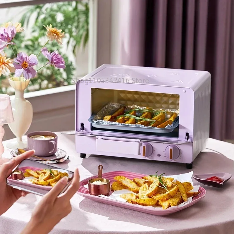 Mini Electric Oven, Household Multi-Functional Large Capacity Baking & Toaster Oven for Kitchen Cooking Use