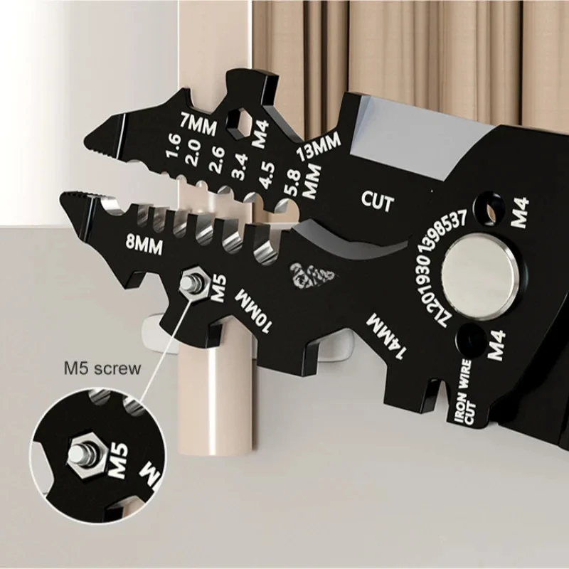Imagem -02 - Multifuncional Fio Especial Descascando Alicates para Eletricista Cortando a Pele Pressionando Enrolamento Tesoura 25 em 1