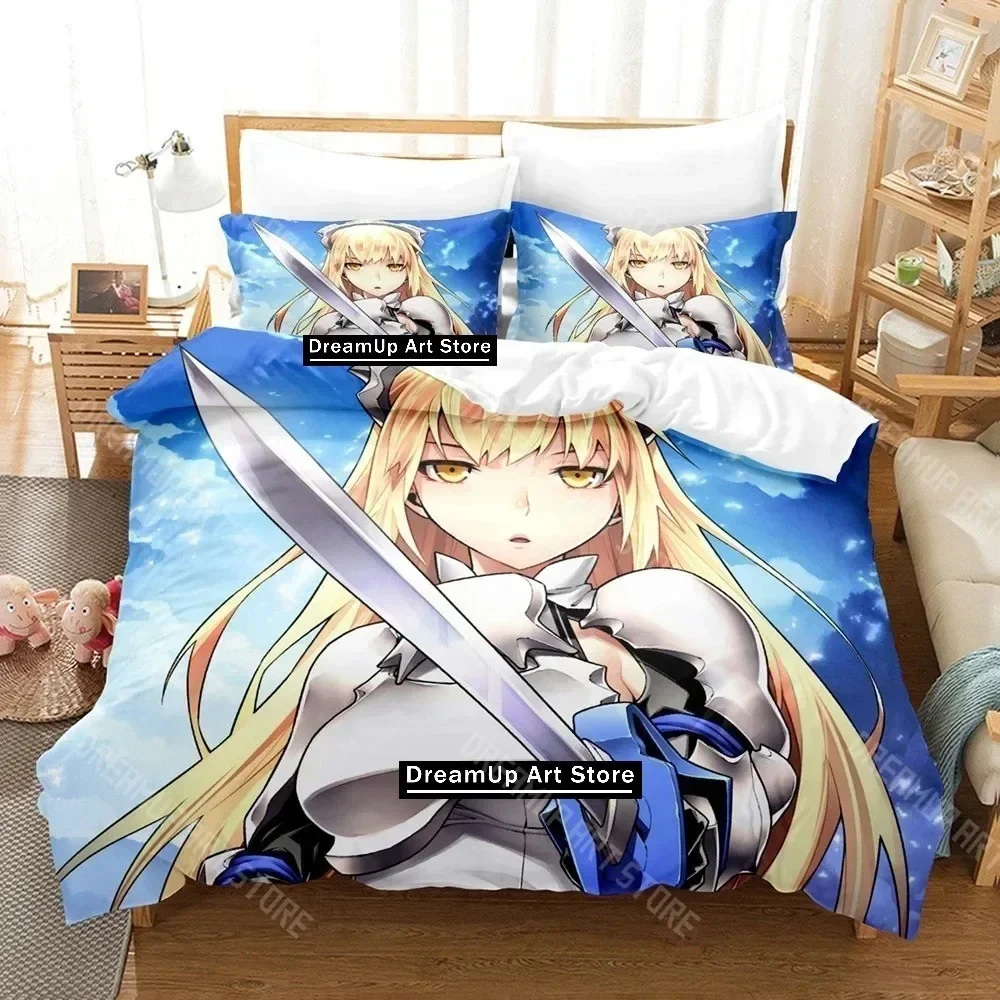 Exquisite 3D Print Is It Wrong To Try To Pick Up Girls In A Dungeon Bedding Set Single Twin Full Queen King Size Bed Set Bedroom