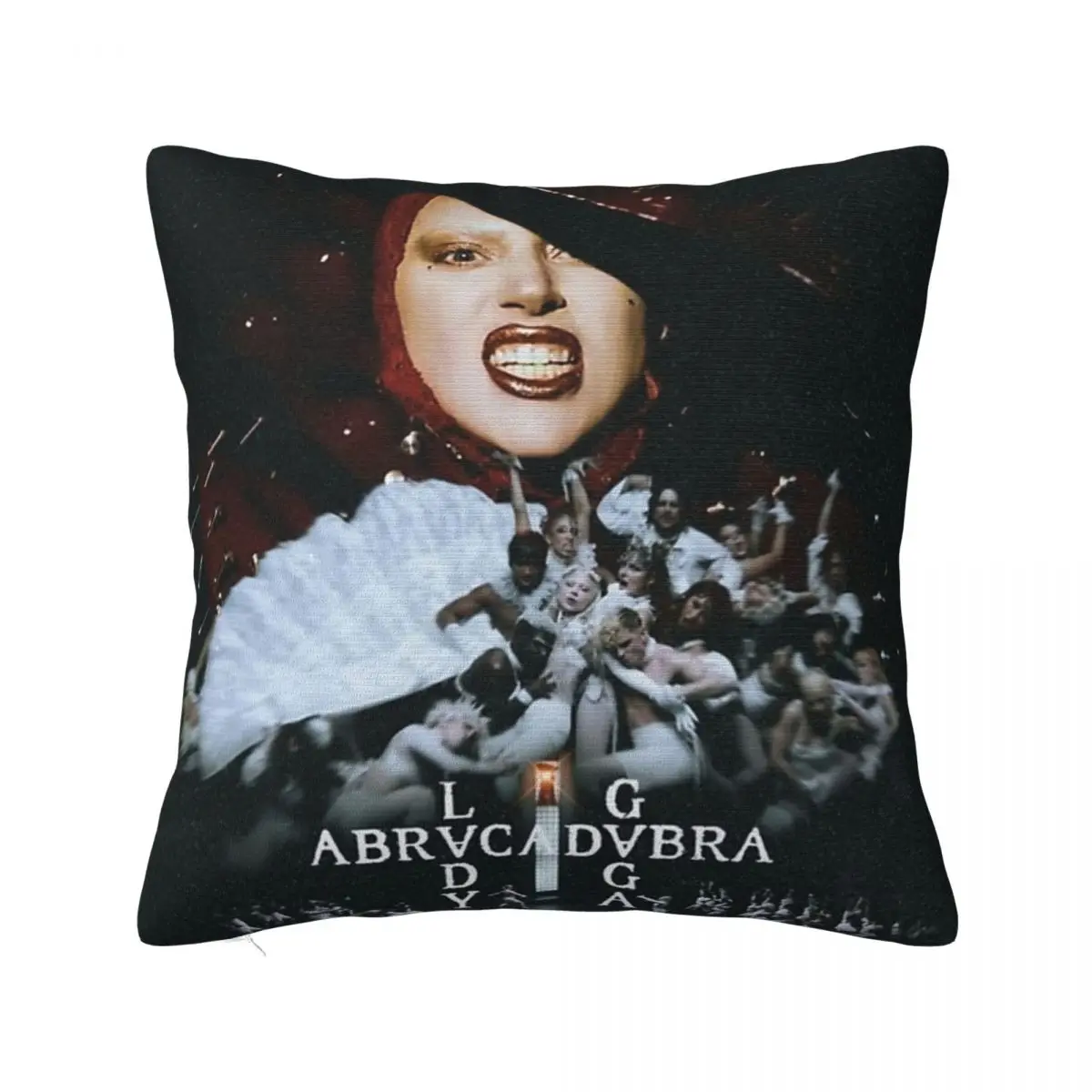 Lady Gaga Abracadabra Mayhem Pillowcase Soft Cushion Cover Decoration Throw Pillow Case Cover Living Room Zippered 45X45cm