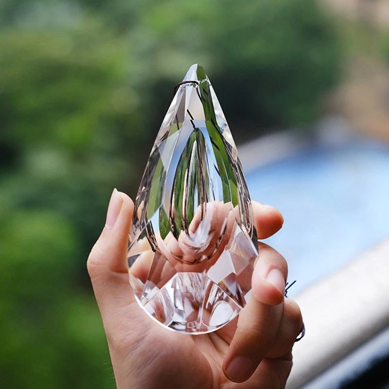 120Mm Crystal Suncatcher Windows Hanging Ornaments Rainbow Maker Pendant Prism Light Catcher Window Hanging image 4