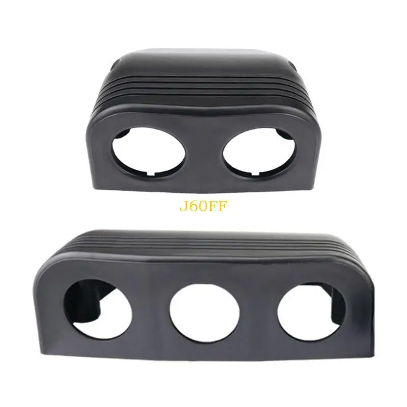 

J60F DIY Car USB Switch Voltmeter Panel for Cigarette Voltmeter Power Outlet Socket Panel Mount Holder