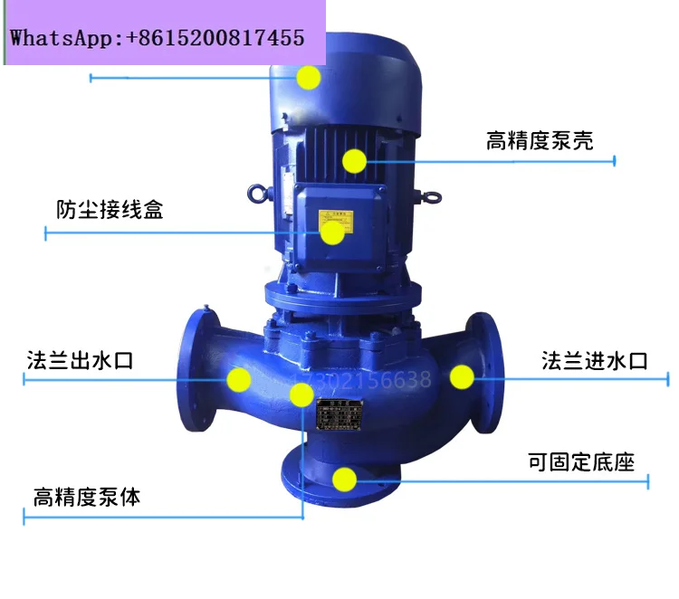 GW non-clogging pipeline sewage pump vertical 380V sewage mud pump