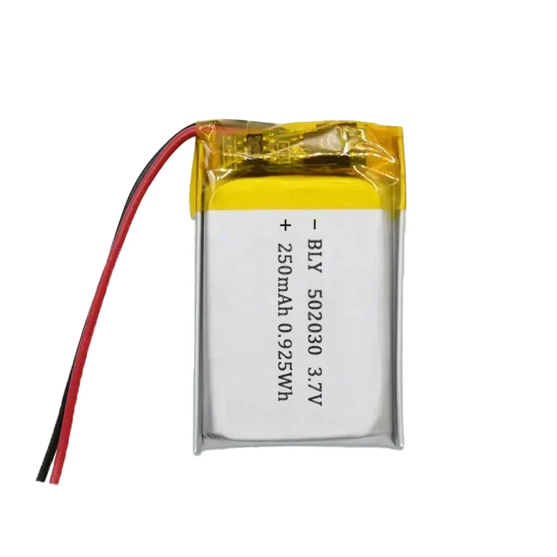 5 قطعة عالية الجودة 3.7 فولت 250 مللي أمبير 502030 بطاريات بوليمر قابلة للشحن يبو ليبو لى بو لعبة قوة البنك GPS المحمول أضواء التخييم لتقوم بها بنفسك