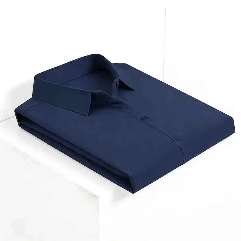 Men's Wedding Guest Light Blue Short Sleeve Shirt Slim Fit Formal Button Down for Party & Ceremony