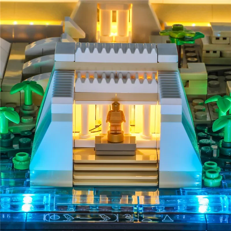 Buildings Lighting Set For 21058 The Great Pyramid of Giza Architecture Not Include Building Block (Only Led Light Kit)