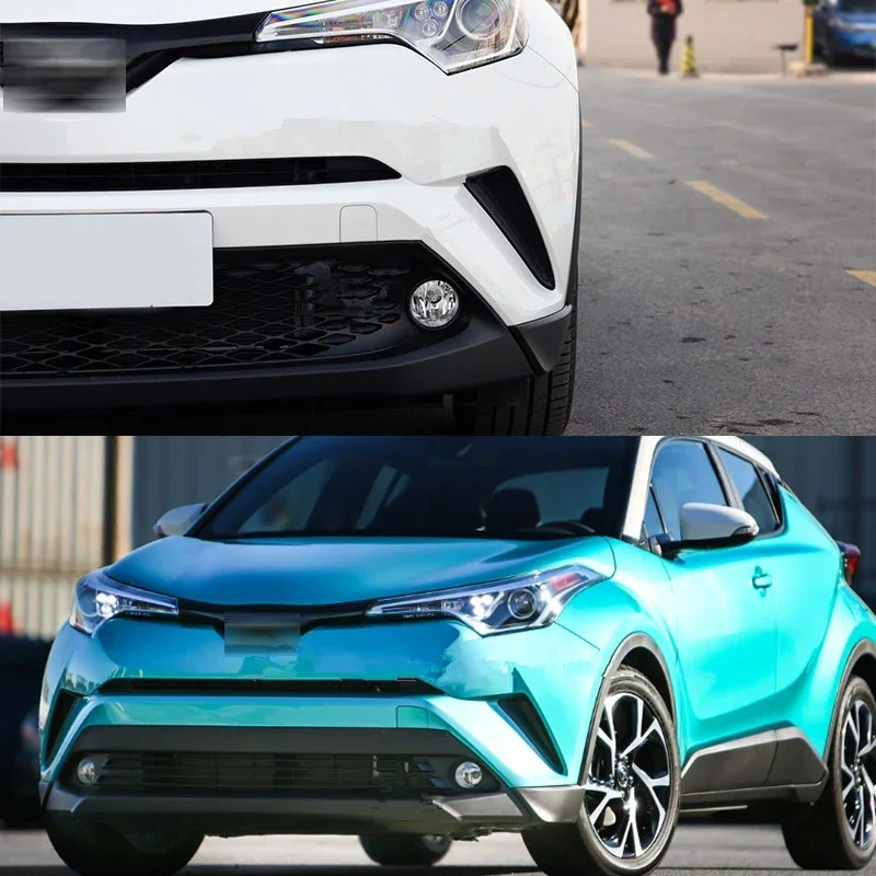 Car Front Bumper Unpainted Tow Hook Cover Trailer Hauling Eye Cap Lid For Toyota C-HR CHR 2016 2017 2018 2019 2020