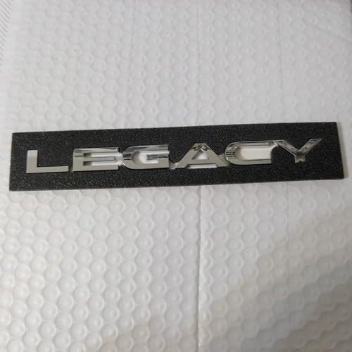 Imagen 2 del producto Pegatina trasera de insignia LEGACY plateada cromada para SUBARU, pegatina para maletero para SUBARU LEGACY DIT Outback, pegatina SUBARU