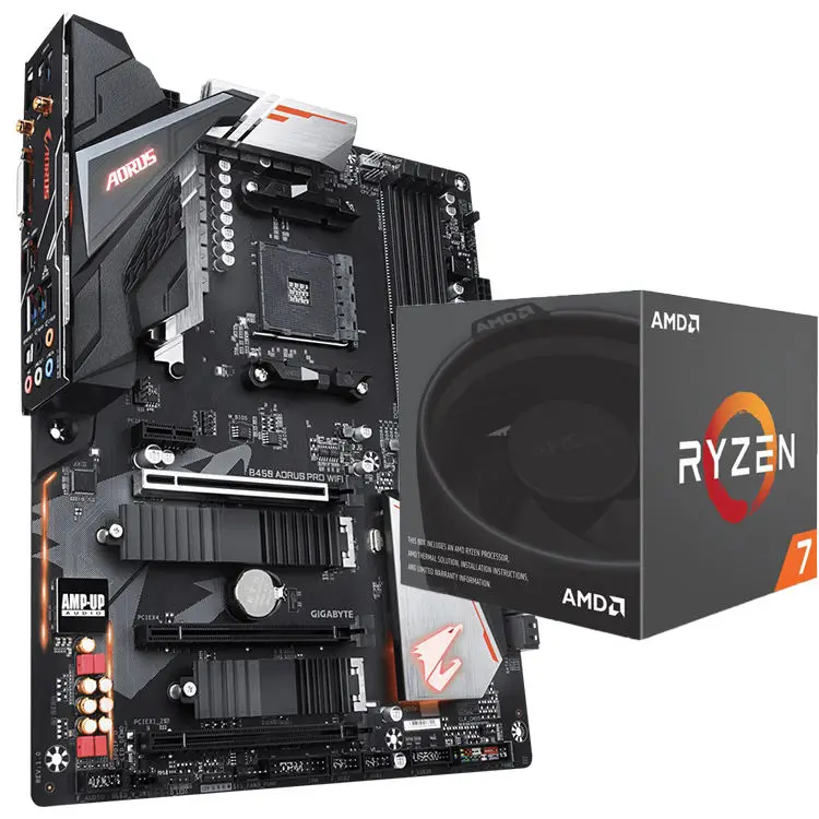 B450 AORUS PRO WIFI Used Motherboard with AM4 Socket support AMD Ryzen 5 7 3500X 3600 3600X 3700X 3800X Desktop CPU