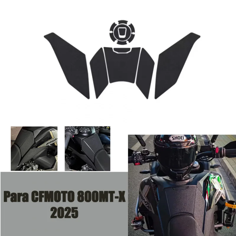 

New 800MTX 800MT-X Anti Slip Fuel Tank Stickers Gas Cap Oil Protect Pad For CFMOTO 800 MT-X MTX MT X 2025 Motorcycle Accessories