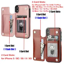 Leather Wallet Phone Case for iPhone #6