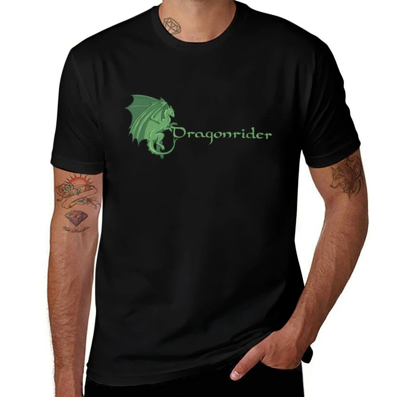 

Dragonrider T-Shirt man t shirts for men casual man t shirt heavy cotton t shirts cotton 100% T-Shirt
