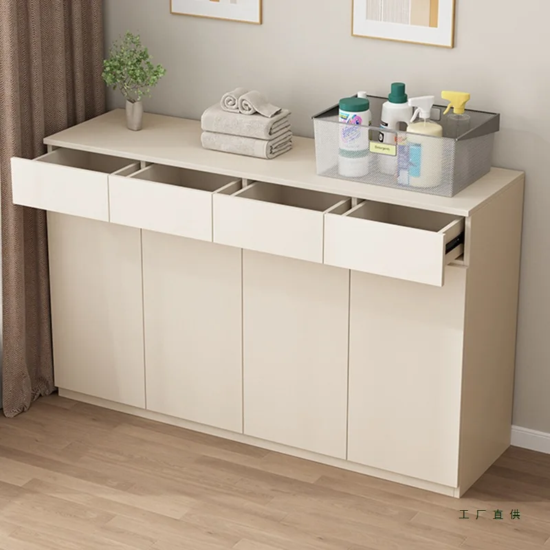 bay window cabinet balcony locker sunscreen storage storage household large-capacity sundries floor shoe cabinet
