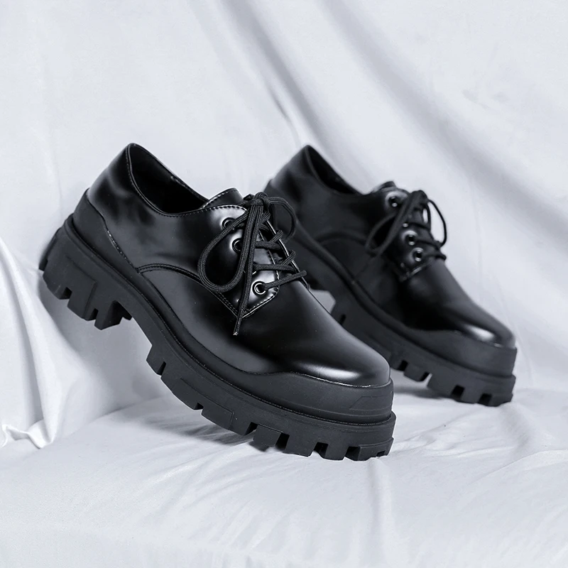 Men's Fashion Shoes lace up oxfords Men Suit Shoes Casual Formal Business leather Shoes Men Italian banquet wedding Shoes men image 5