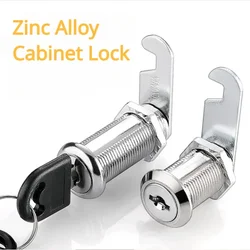 Zinc Alloy Cabinet Drawer Lock with Key File Cabinet Lock Core Locker Locker Side Lock for Furniture Hardware Box Locks