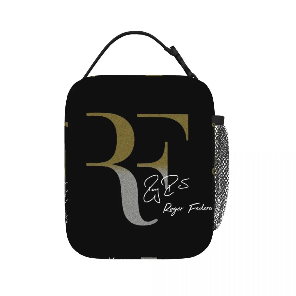 Roger Federer Lunch Bags Insulated Lunch Tote Portable Thermal Bag Leakproof Picnic Bags for Woman Work Kids School