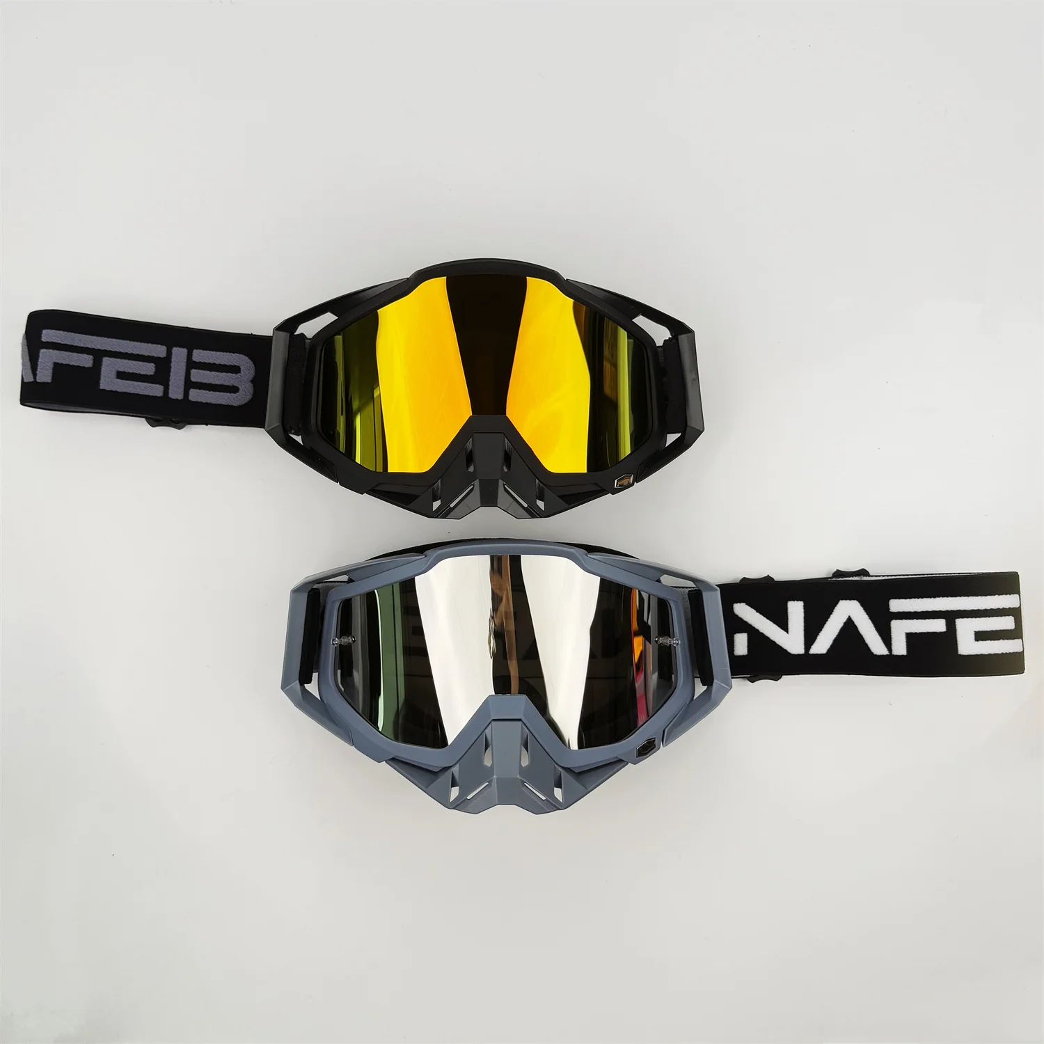NAFEIB Motorcycle Motocross Goggles/Glasses: Windproof & Impact-Resistant Eyewear for MTB, ATV & Off-Road Riding Adventures. image 5