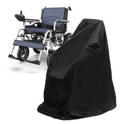 Wheelchair Dust Cover With Elastic Band 210D Oxford Waterproof Outdoor Furniture Protection Cover Mobility Scooter Rain Cover