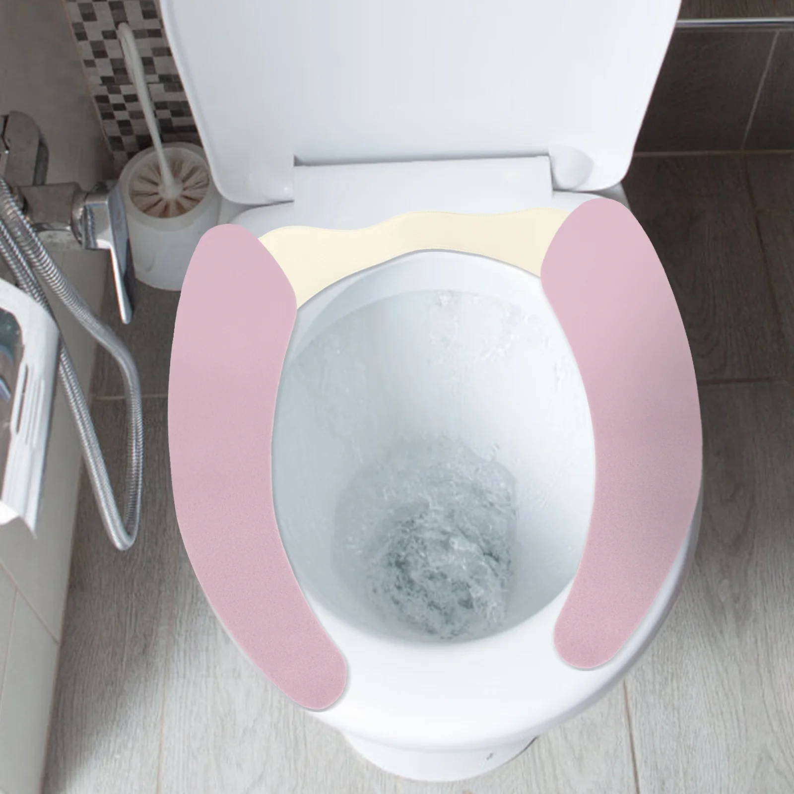 

Heated Toilet Seat Potty for Covers Bathroom Warmer Cushion Seats Pad Pu Child Warmers