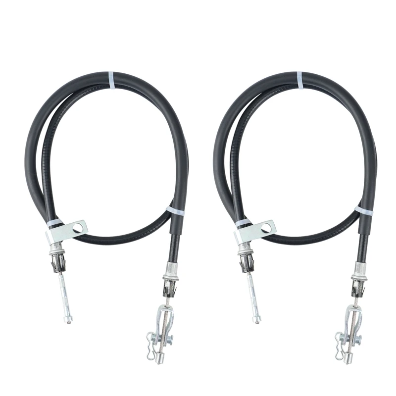 2 PCS For Club Car Precedent 2004+ Brake Cable Metal Core Driver & Passenger Side And 2018-Up Tempo G&E Golf Cart