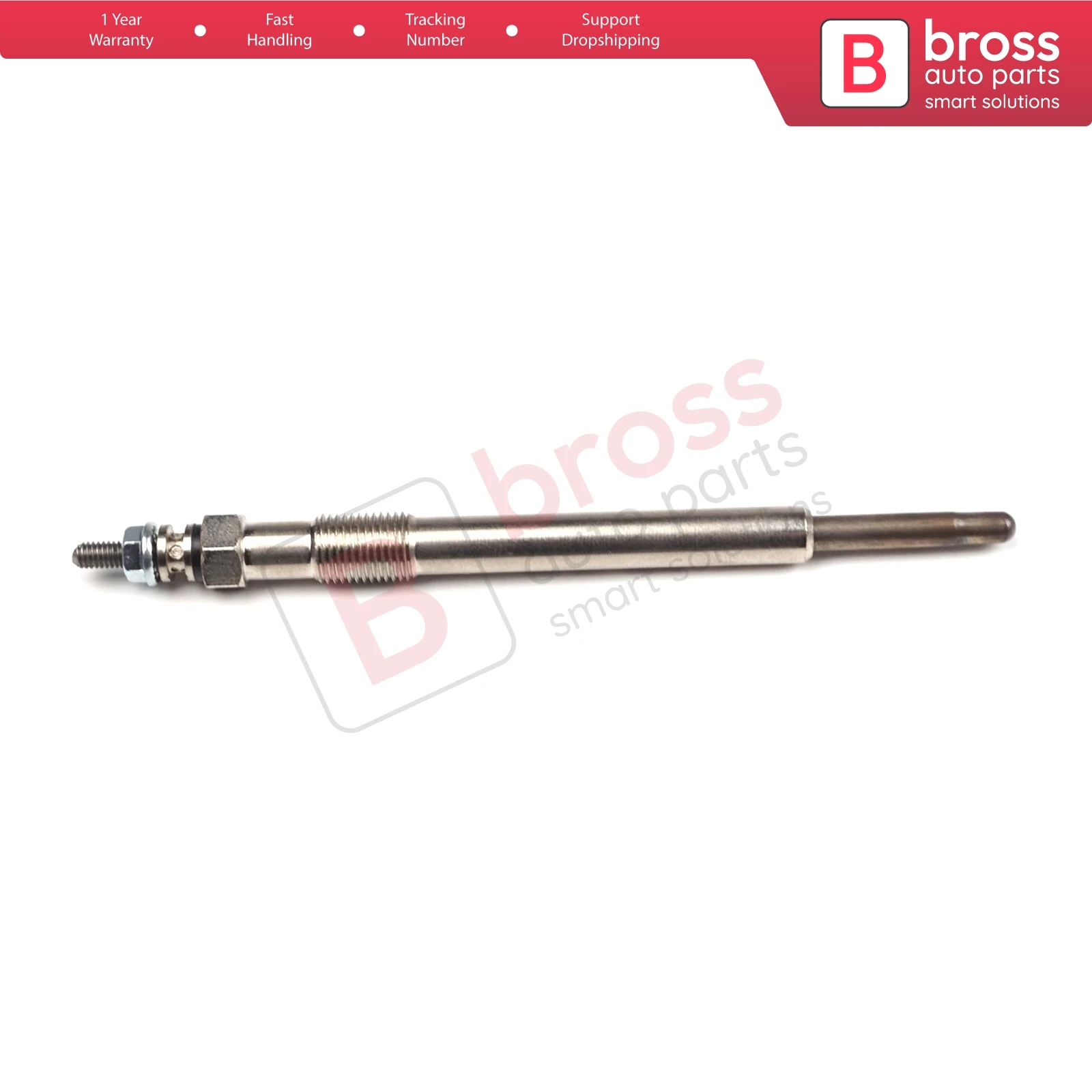 Bross BGP10 1 Piece Heater Glow Plugs GX126, 944MJ, GN944, 0 250 202 027, B-100, 100226206, 1214322 for Vauxhall Opel Vectra B