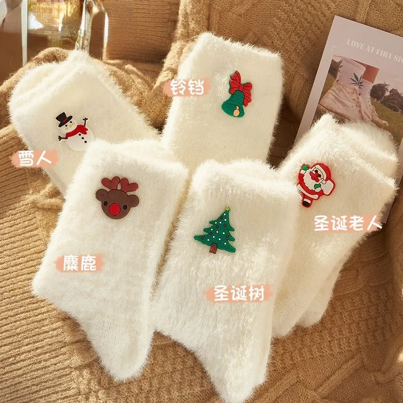 

Christmas Socks Knitting Stocking Snowman Christmas Tree Ornament For Home 2024 Xmas Decoration Gift Navidad Natal New Year Sock