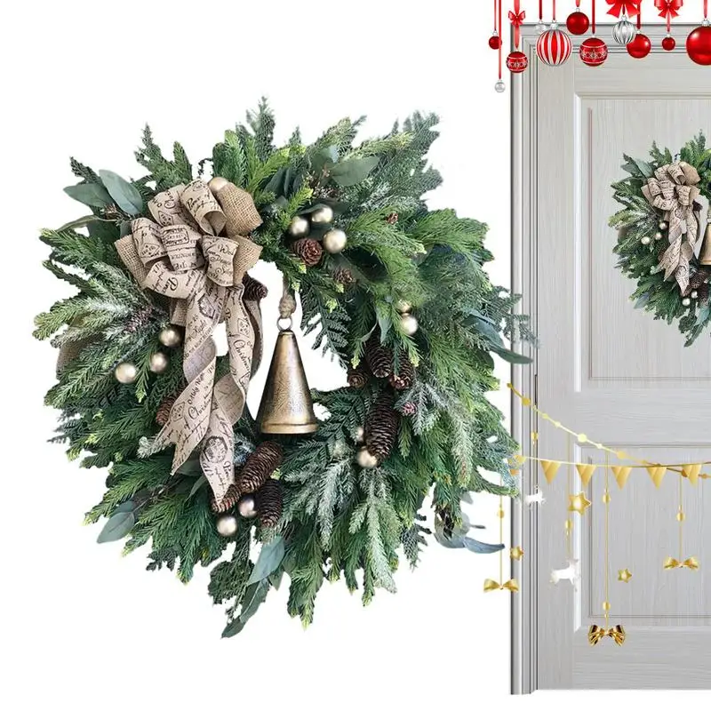 Outdoor Christmas Wreath Beautiful Door Wreath Christmas Winter Front Door Wreath Decorative Ornaments Christmas Tree Ornaments