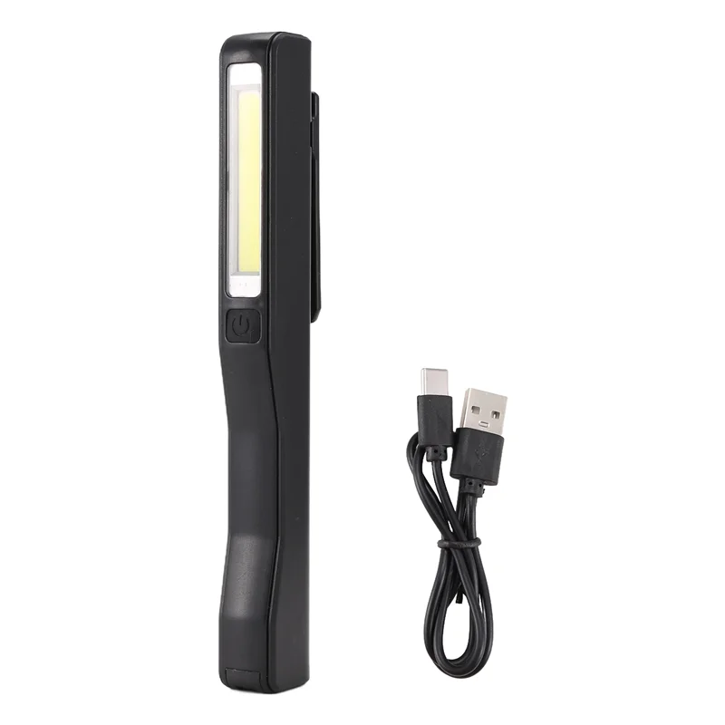 【Flash Sale】Rechargeable LED COB Portable Camping Work Inspection Light Lamp Hand Torch Magnetic For Household Workshop Automobi