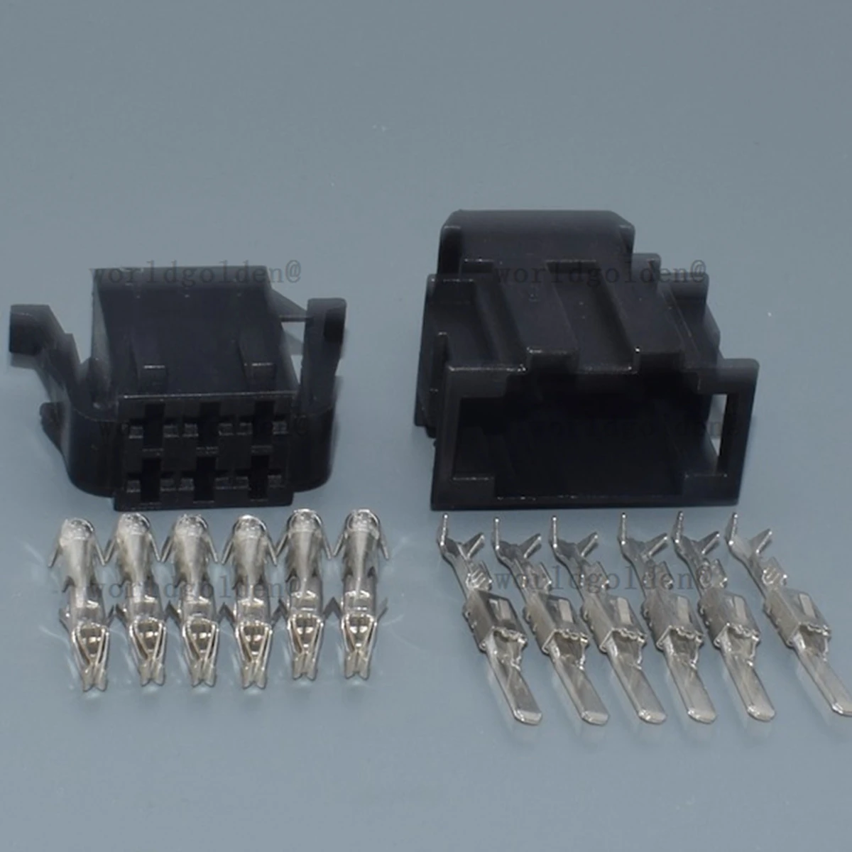 6Pin Connector Kit car connector 1‑929627‑1 1‑929621‑1 for Universal Vehicles Cabin Harness Fix