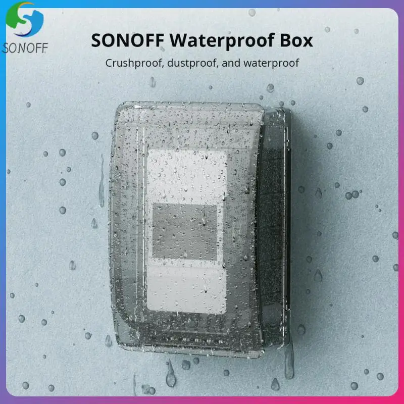 

Waterproof Box R2 Durable Water-resistant Crushproof Dustproof Electrical Enclosure Compatible With Smart Home Switch Appliances