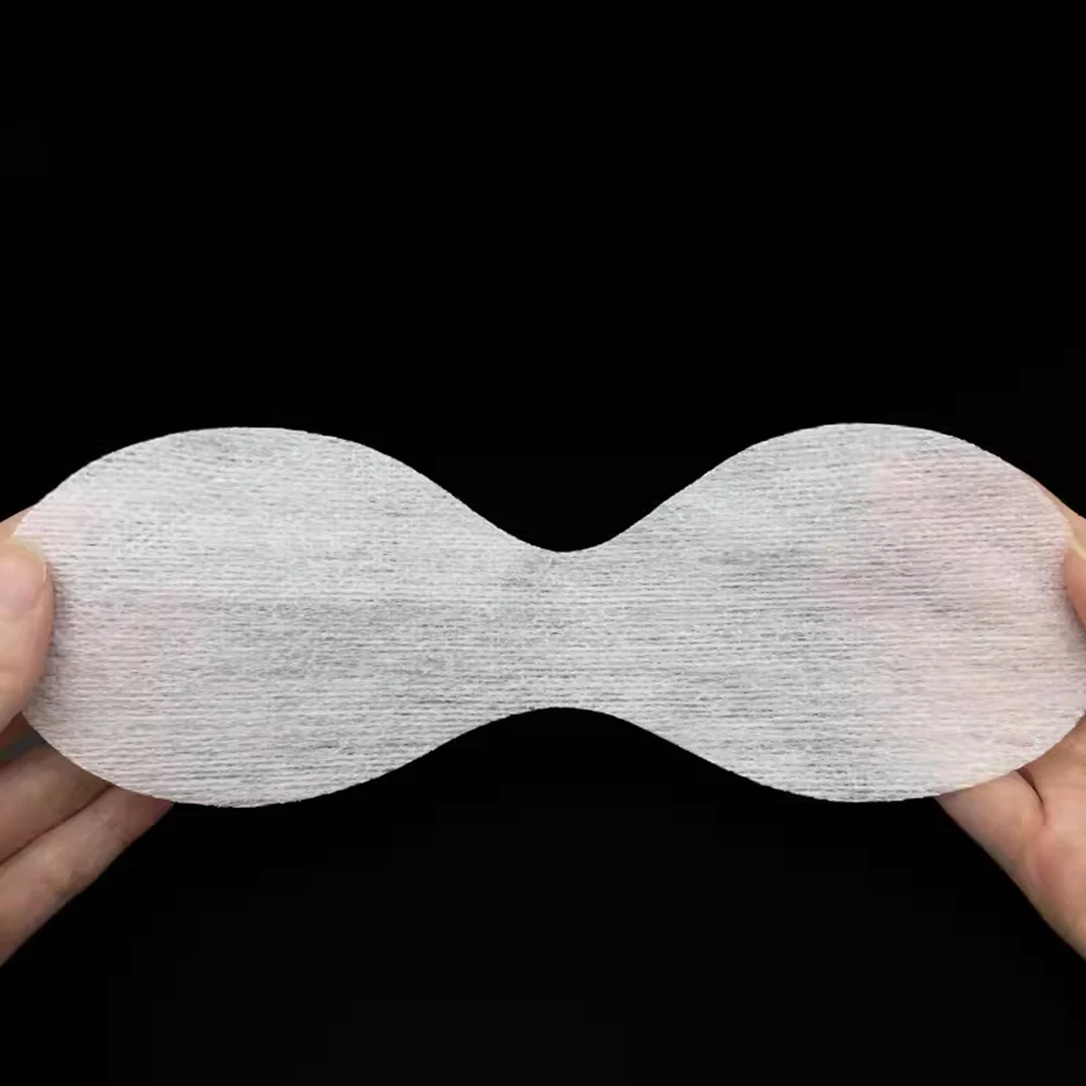 100 قطعة/الحقيبة قناع عين يستخدم مرة واحدة ورقة DIY بها بنفسك الطبيعية سامسونج القطن العين ورقة النساء سبا العين يغطي أدوات العناية ببشرة الوجه