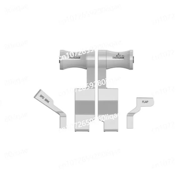 Boeing-style throttle module a lift-to-arm reverse thrust lever, and   button for authentic takeoff