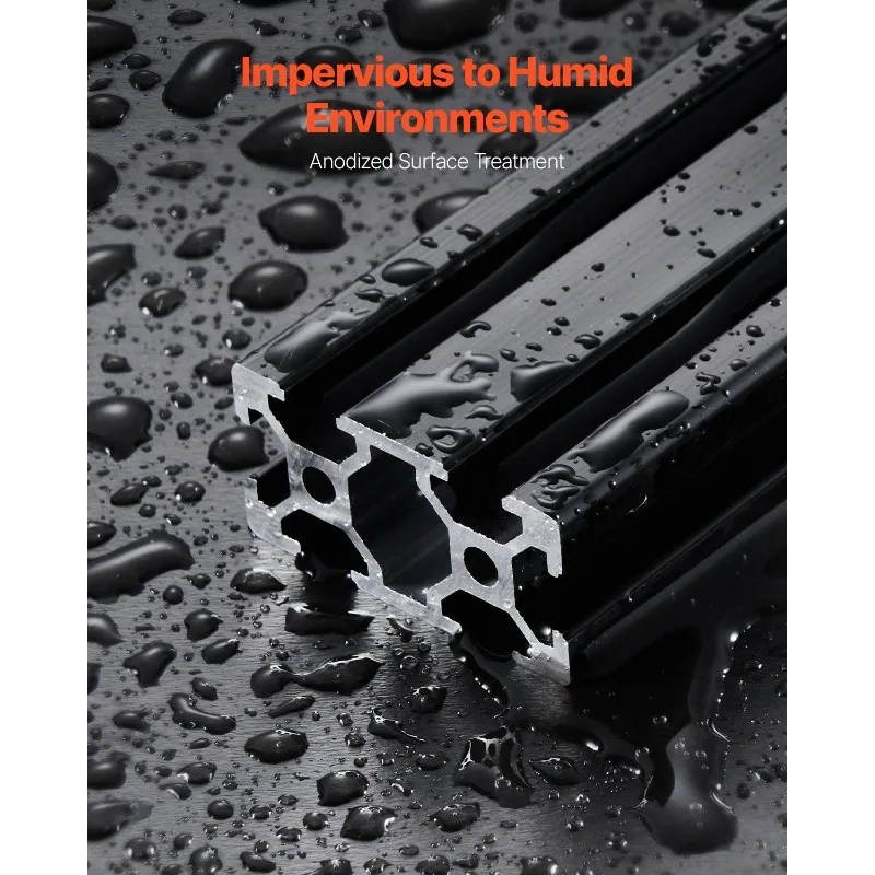 4 قطع 39.4 بوصة (1000 مم) فتحة T 2040 بثق ألومنيوم بأكسيد السكك الحديدية الخطية