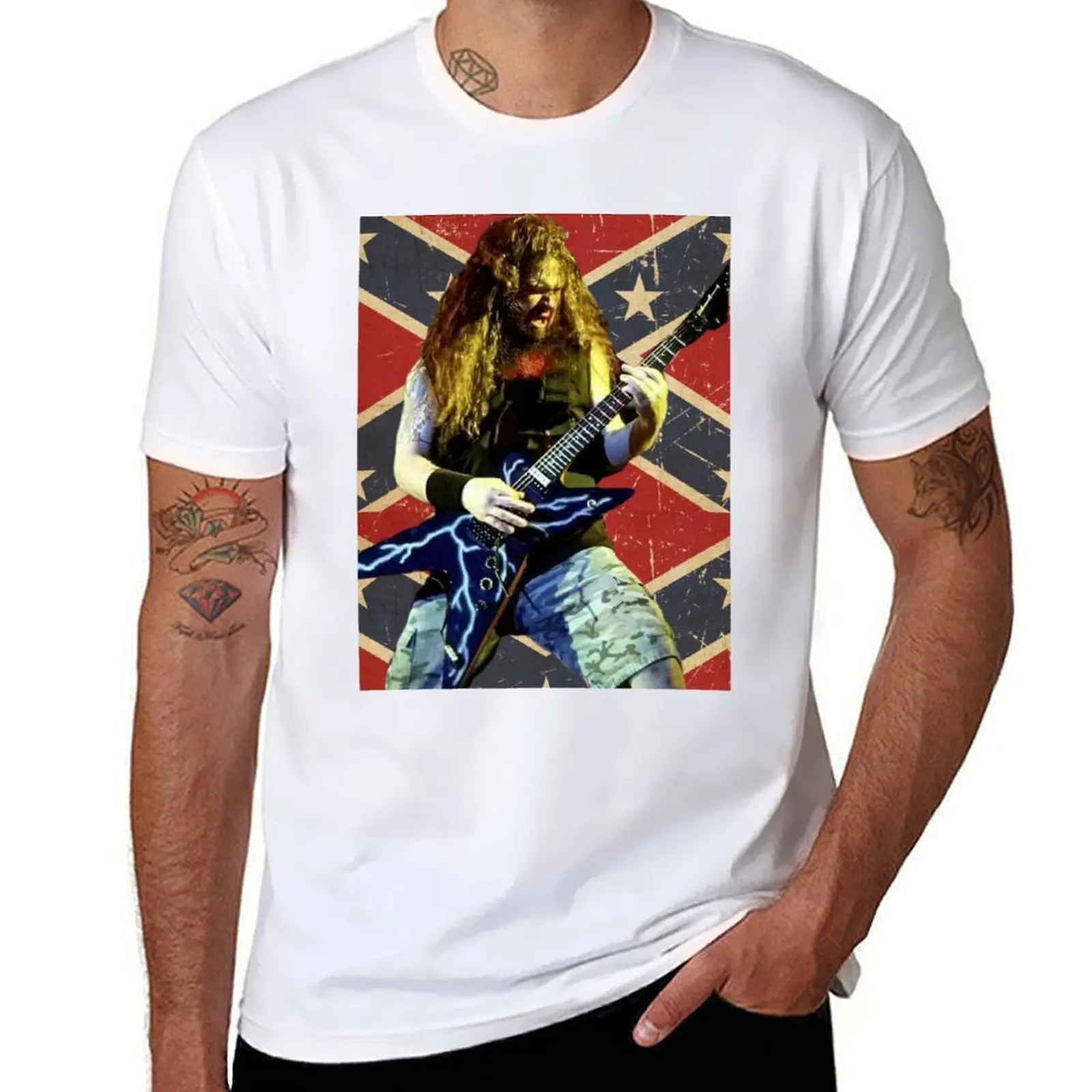 

Dimebag T-Shirt man t shirt heavy cotton anime tshirt T-Shirt