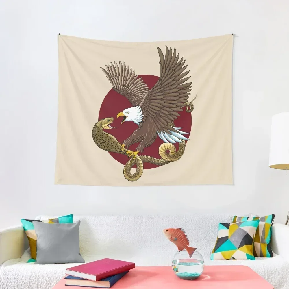 

Eagle And snake Tapestry Room Decorations Aesthetics Custom Home Decoration Tapestry