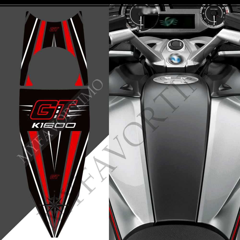 Untuk BMW K1600GT K1600 K 1600 GT pelindung tangki sepeda motor penutup Fairing Fende stiker bagasi pelindung stiker