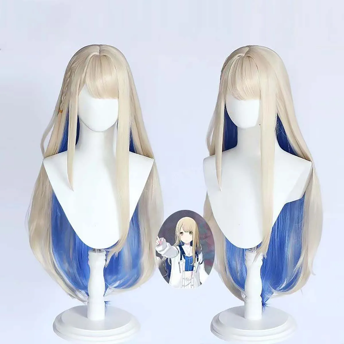 Women Vivid BAD SQUAD Project Sekai  Shiraishi Azusawa Kohane Heat Resistant Synthetic Wig