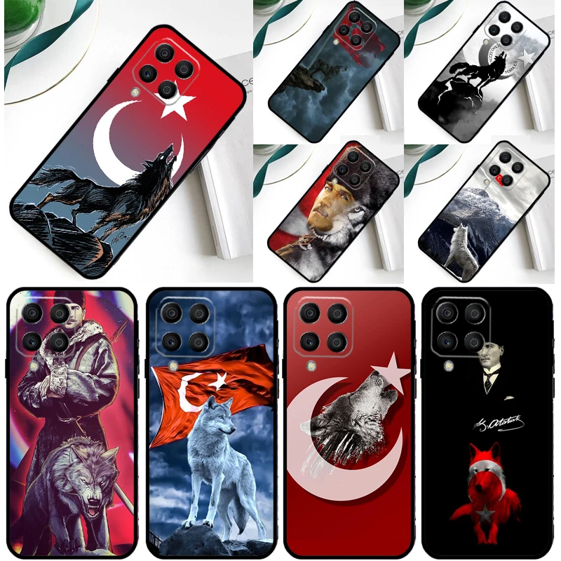 Turkey Wolf  Mustafa Kemal Atatürk Cover For Samsung Galaxy M20 M30s M33 M13 M23 M53 M15 M55 M31 M51 M14 M34 M54 M32 M52 Case